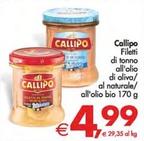 Offerta per Callipo - Filetti Di Tonno All'olio Di Oliva a 4,99€ in Decò