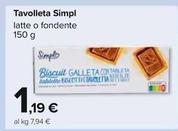 Offerta per Simpl - Tavolleta a 1,19€ in Carrefour Ipermercati