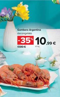 Offerta per Gambero Argentina a 10,99€ in Carrefour Ipermercati