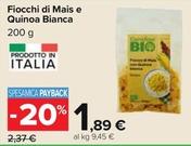 Offerta per Carrefour Bio - Fiocchi Di Mais E Quinoa Bianca a 1,89€ in Carrefour Ipermercati