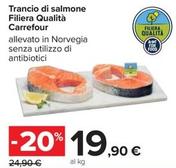 Offerta per Filiera Qualità Carrefour - Trancio Di Salmone a 19,9€ in Carrefour Ipermercati