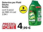 Offerta per Svelto - Detersivo Per Piatti Diluito a 4,99€ in Carrefour Ipermercati