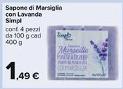 Offerta per Simpl - Sapone Di Marsiglia Con Lavanda a 1,49€ in Carrefour Ipermercati