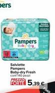 Offerta per Pampers - Salviette Baby-Dry Fresh a 5,39€ in Carrefour Ipermercati