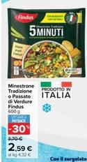 Offerta per Findus - Minestrone Tradizione O Passato Di Verdure a 2,59€ in Carrefour Ipermercati