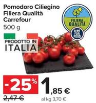 Offerta per Filiera Qualità Carrefour Pomodoro Ciliegino a 1,85€ in Carrefour Market