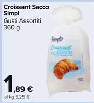 Offerta per Simpl - Croissant Sacco a 1,89€ in Carrefour Market