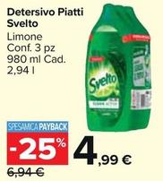 Offerta per Svelto - Detersivo Piatti a 4,99€ in Carrefour Market