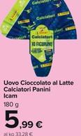 Offerta per Icam - Uovo Cioccolato Al Latte Calciatori Panini a 5,99€ in Carrefour Market