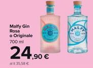 Offerta per Malfy - Gin Rosa O Originale a 24,9€ in Carrefour Market