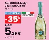 Offerta per Sant'orsola - Asti Docg Liberty Casa a 5,29€ in Carrefour Market
