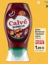 Offerta per Calvè - Salse Barbecue Topdown a 1,89€ in Carrefour Market