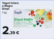 Offerta per Simpl - Yogurt Intero O Magro a 2,39€ in Carrefour Market