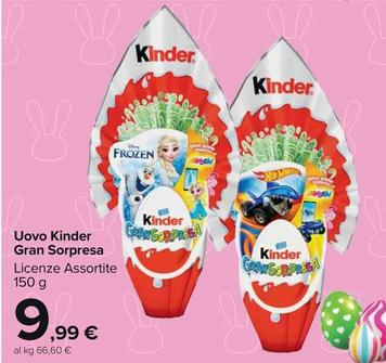 Offerta per Kinder - Uovo Gran Sorpresa a 9,99€ in Carrefour Market