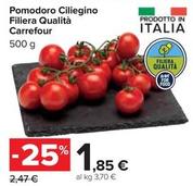 Offerta per Carrefour - Pomodoro Ciliegino Filiera Qualità a 1,85€ in Carrefour Market