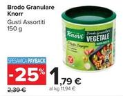 Offerta per Knorr - Brodo Granulare a 1,79€ in Carrefour Market