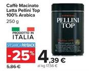 Offerta per Pellini Top - Caffè Macinato Latta 100% Arabica a 4,39€ in Carrefour Market