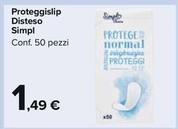 Offerta per Simpl - Proteggislip Disteso a 1,49€ in Carrefour Market
