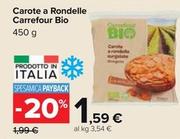 Offerta per Carrefour Bio - Carote A Rondelle a 1,59€ in Carrefour Market