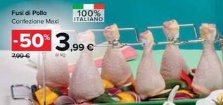 Offerta per Fusi Di Pollo a 3,99€ in Carrefour Market