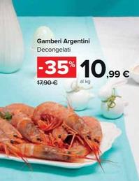Offerta per Gamberi Argentini a 10,99€ in Carrefour Market