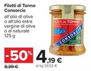 Offerta per Consorcio - Filetti Di Tonno a 4,19€ in Carrefour Market