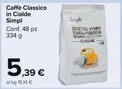Offerta per Simpl - Caffè Classico In Cialde a 5,39€ in Carrefour Market