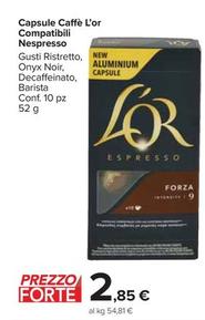 Offerta per L'or Espresso - Capsule Caffè Compatibili Nespresso a 2,85€ in Carrefour Market