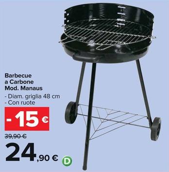 Offerta per Barbecue A Carbone Mod. Manaus a 24,9€ in Carrefour Market