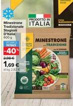 Offerta per Le Stagioni D'italia - Minestrone Tradizionale a 1,69€ in Carrefour Market