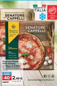 Offerta per Le Stagioni D'italia - Pizza Con Grano 100% Italiano a 2,49€ in Carrefour Market