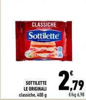 Offerta per Sottilette - Le Originali a 2,79€ in Conad City