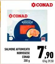 Offerta per  Conad - Salmone Affumicato Norvegese  a 7,9€ in Conad City