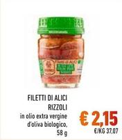 Offerta per Rizzoli - Filetti Di Alici a 2,15€ in Conad City
