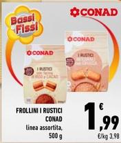 Offerta per Conad - Frollini I Rustici  a 1,99€ in Conad City