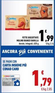 Offerta per Barilla - Fette Biscottate Mulino Bianco a 1,99€ in Conad