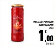 Offerta per Rosso Gargano - Passata Di Pomodoro a 1€ in Conad