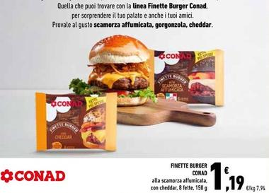 Offerta per Conad - Finette Burger  a 1,19€ in Conad