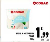 Offerta per Conad - Nodini Di Mozzarella  a 1,99€ in Conad