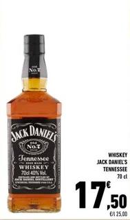 Offerta per Jack Daniels - Whiskey Tennessee a 17,5€ in Conad