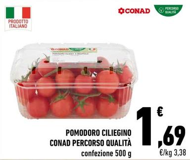 Offerta per Conad  - Pomodoro Ciliegino Percorso Qualità a 1,69€ in Conad
