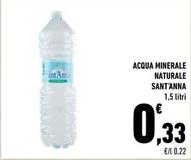 Offerta per Sant'anna - Acqua Minerale Naturale a 0,33€ in Conad