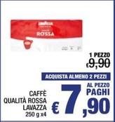Offerta per Lavazza - Caffè Qualità Rossa a 9,9€ in Spesa Facile