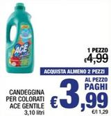 Offerta per Ace - Candeggina Per Colorati Gentile a 3,99€ in Spesa Facile