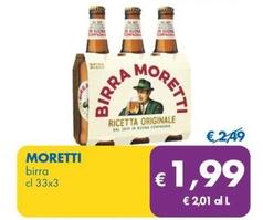Offerta per Moretti - Birra a 1,99€ in MD