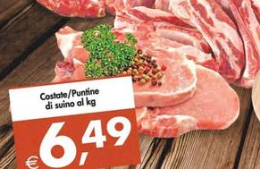 Offerta per Costate/Puntine Di Suino a 6,49€ in Decò