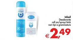 Offerta per Infasil - Deodorante Roll On a 2,49€ in Decò