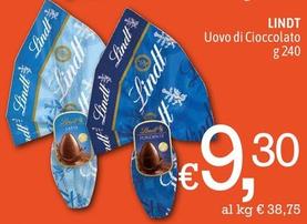 Offerta per Lindt - Uovo Di Cioccolato a 9,3€ in Famila