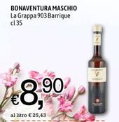Offerta per Bonaventura Maschio - La Grappa 903 Barrique a 8,9€ in Famila