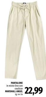 Offerta per Pantalone In Misto Lino Con Coulisse Marshall Angel a 22,99€ in Famila